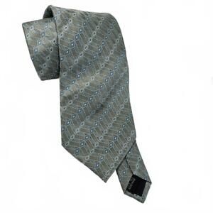 Necktie / Golo Cossini / 60" / 4" Wide Fat Tie / Ornate Medallion/Foulard